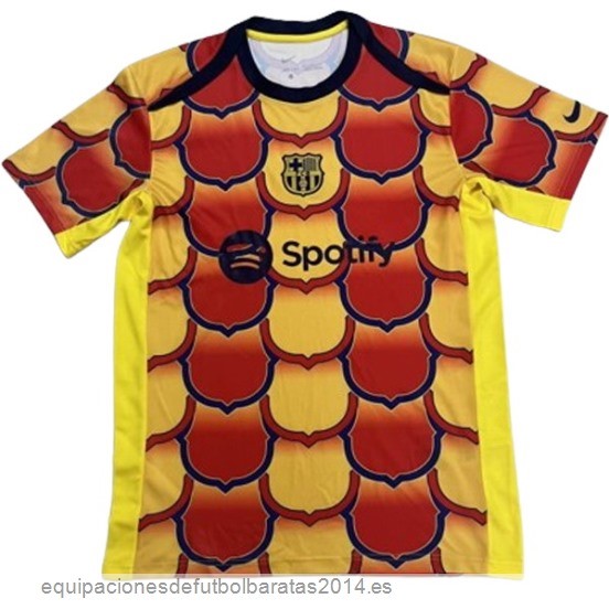 Nuevo Tailandia Previo al partido Camiseta Barcelona 24/25 Naranja Baratas